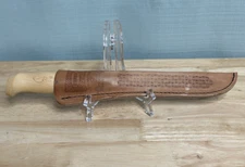 Vintage Marttiini Knife With Sheath /Finland 6 inch Blade