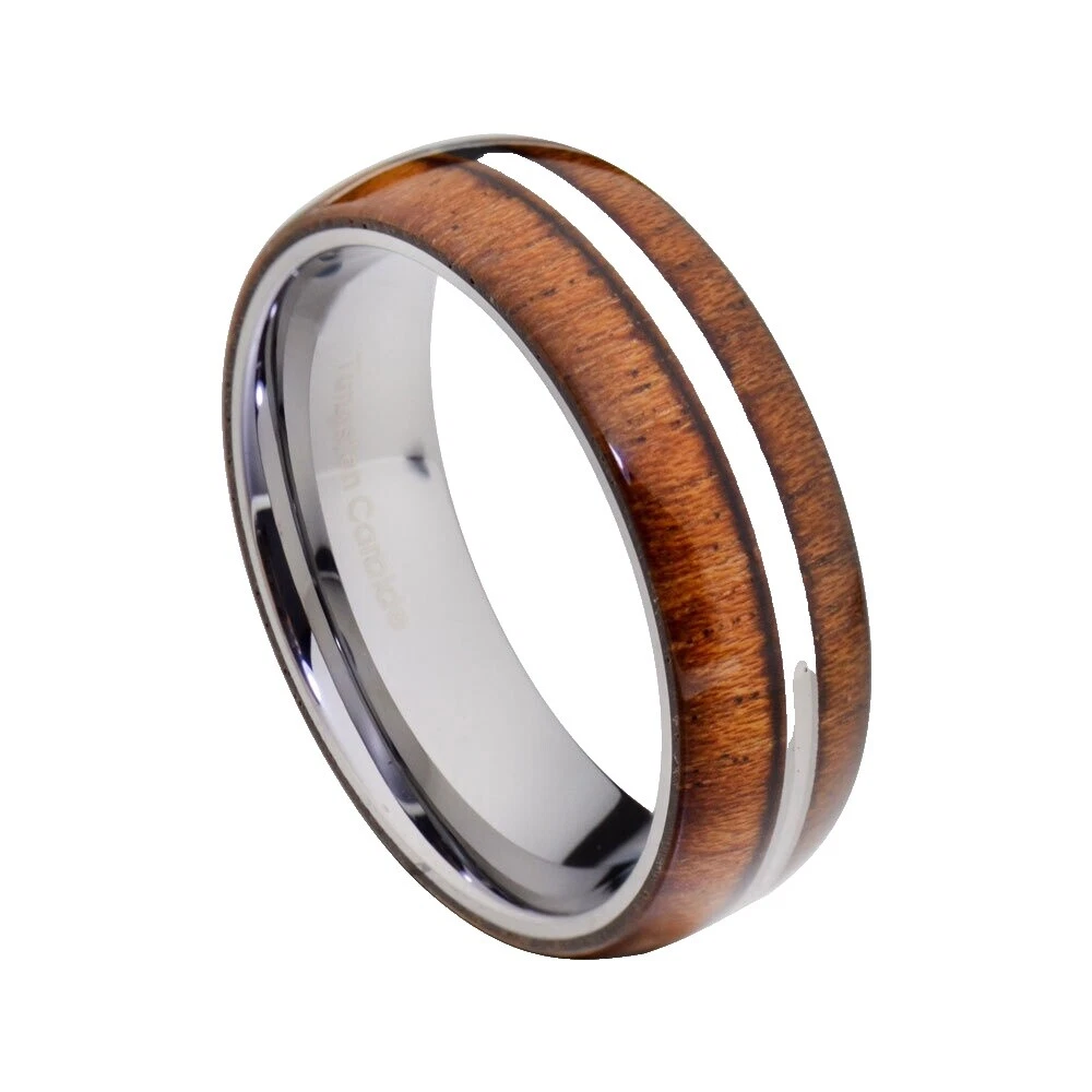 Anillos de Moda Marrón de Tungsteno