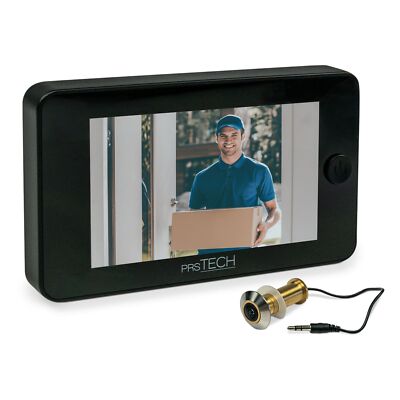 prsTECH  DoorCAM DC2 PLUS Wide Screen, Digitaler-Türspion 4,3 Zoll LCD Display