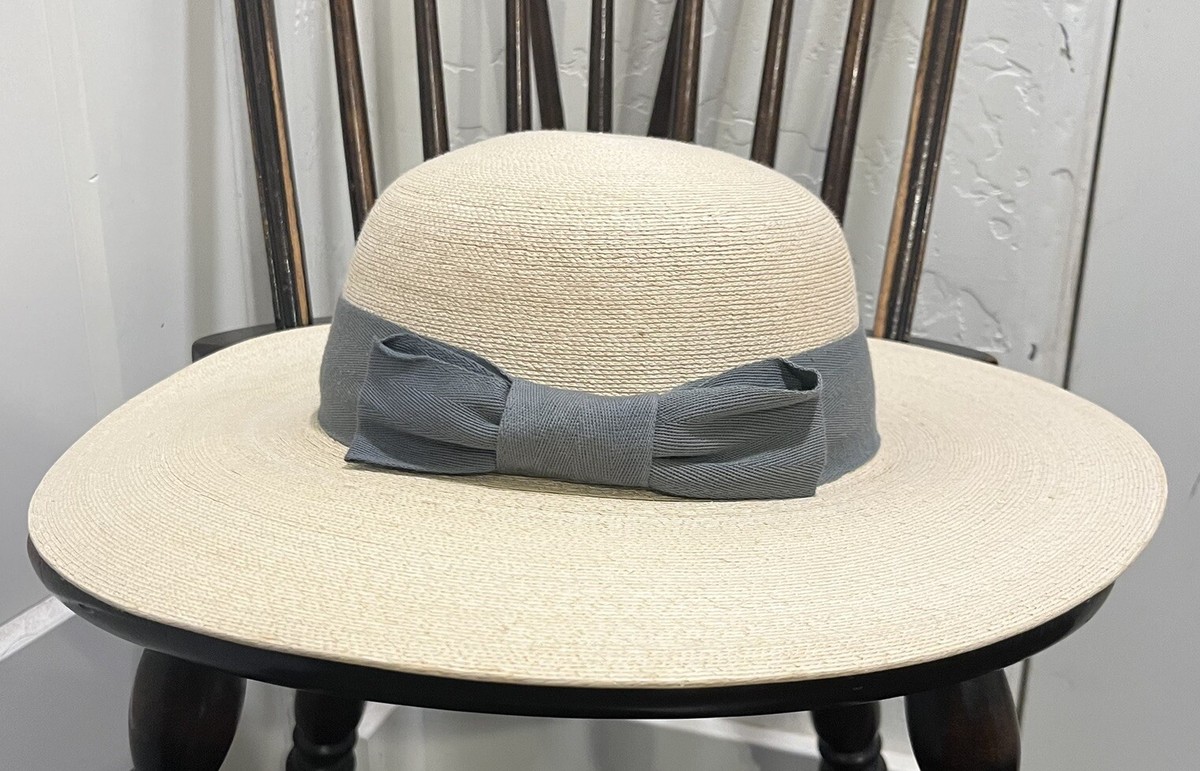 Vintage Optimo Custom HatWorks Casa Blanca Natural Palm Leaf  display picture 3