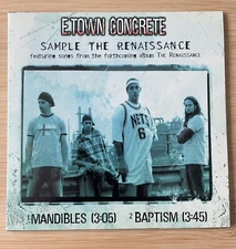 E. TOWN CONCRETE e town concrete PROMO CD 2002 nj hardcore e-town Strife Earth