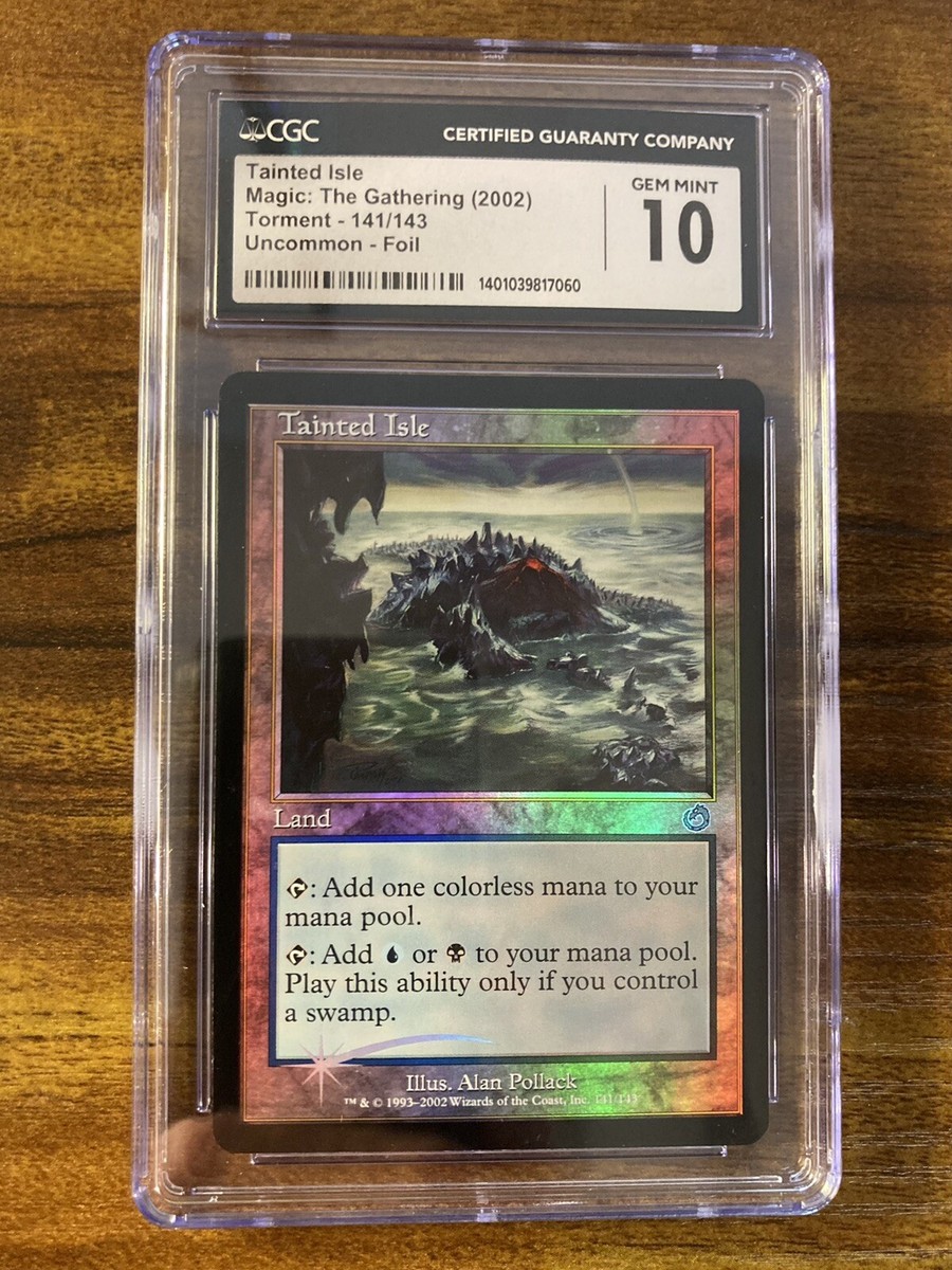 MTG✨TAINTED ISLE FOIL✨Torment CGC 10 GEM MINT Uncommon
