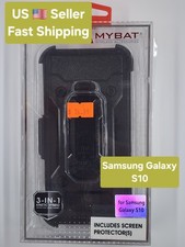 Black Shockproof Hard Case Cover Belt Clip Soft Screen For Samsung Galaxy S 10