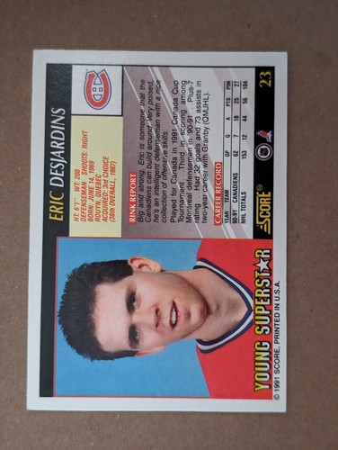 1991 Score Hockey (USA) / Rookie & Traded / Young Superstars - Pick Your Cards - Picture 206 of 228