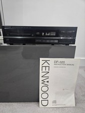 KENWOOD DP-320 CD PLAYER IN BLACK WITH INSTRUCTIONS