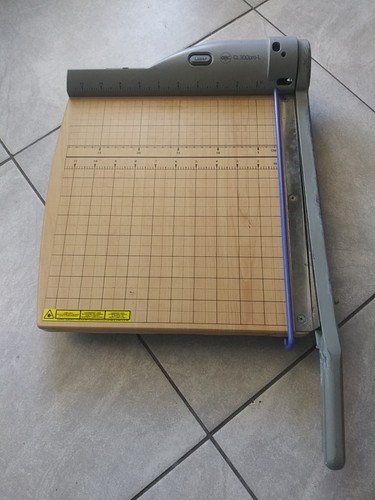 GBC CL300 Pro-L Laser Line Wooden Paper Cutter Alignment Grid Trim & Cut - Used