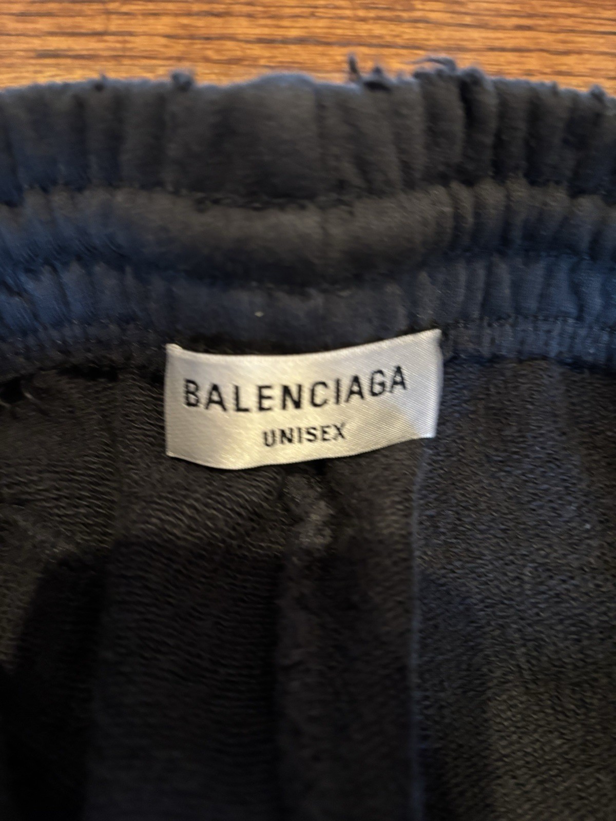 Balenciaga Embroided Sweats Size M Black thumbnail 4