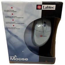 Vintage Labtec 3-Button Optical Mouse PS/2 Port Scroll Wheel Windows 95 98 ME