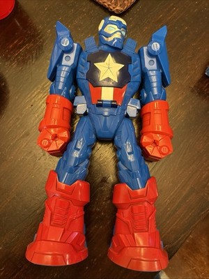 Marvel Hasbro Heroes Captain America Mech Armor Robot 11.5'' Action Figure 2016