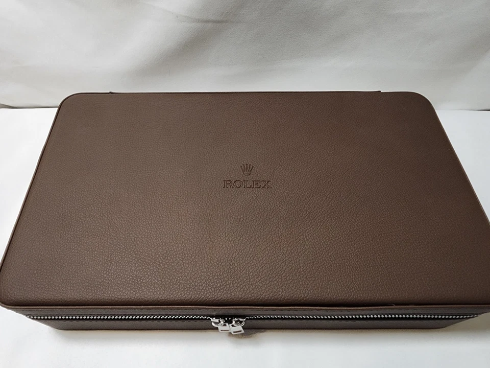ROLEX BOX STORAGE BROWN - Image 3 of 4