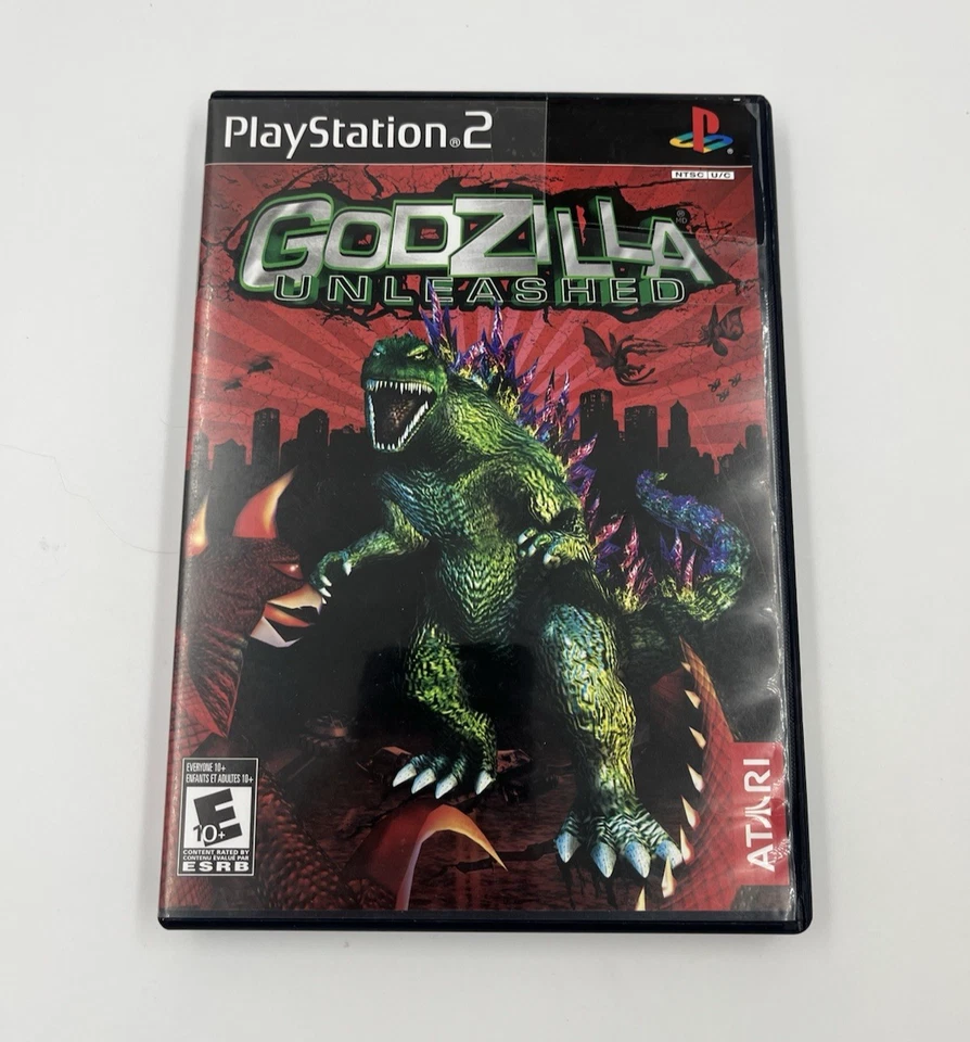 Godzilla: Unleashed (Sony PlayStation 2 PS2, 2007) - Complete CIB Cut Case READ - Image 2 of 4