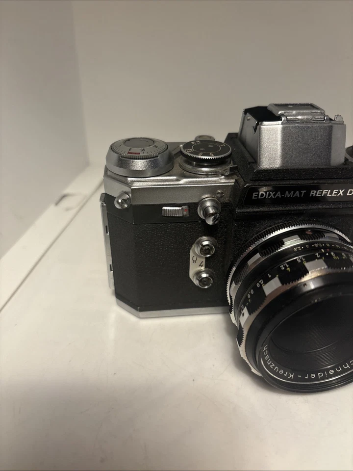 Edixa-Mat-Reflex Mod. Reflex D 35 mm Edixa-xenar 1:2,8/50 mm - Photo 3/4