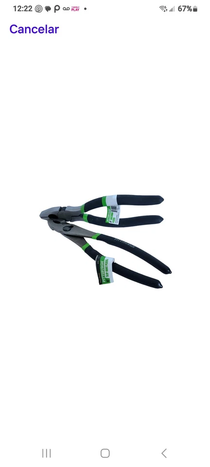 Dos alicates 8" alicates de junta deslizante/alicates Linesman Foto 4 de 4