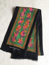 Baccara Foulard en soie Vintage Chic Motif Floral