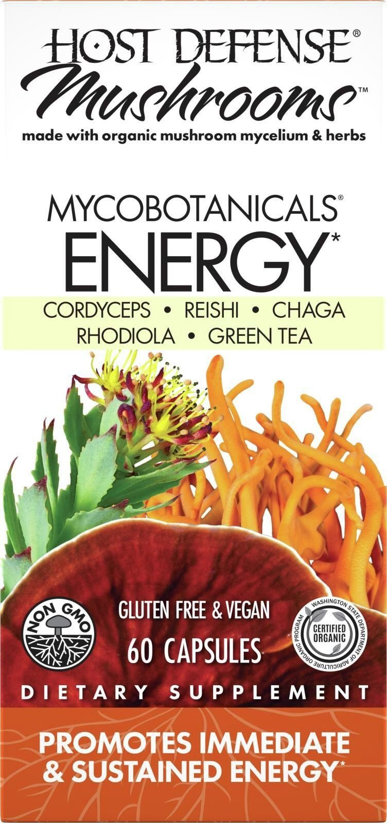 Fungi Perfecti/Host Defense MycoBotanicals Energy 60 капсул