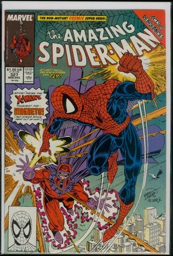 Marvel Comics The Amazing SPIDER-MAN #327 Magneto NM 9.4