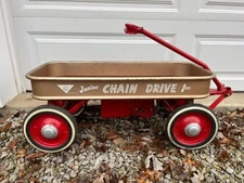 Vintage 1958 AMF Junior Chain Drive Pedal Wagon Pedal Car Toy NICE Original