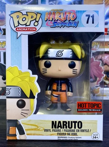 Naruto Funko Pop #71 Hot Topic Exclusive Pre-Release w/ Hard Protector