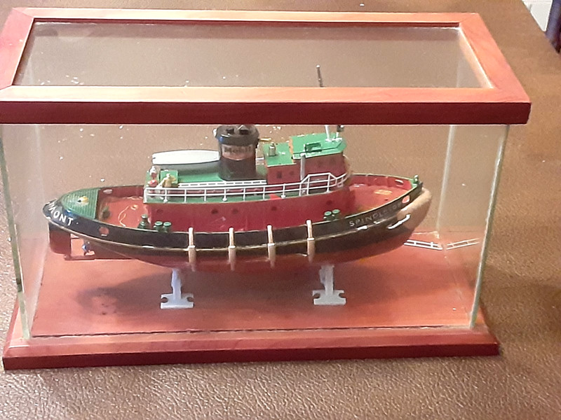 Model  of the Mobil "Spindletop" tug home ported Beaumont, TX - Fully Assembled