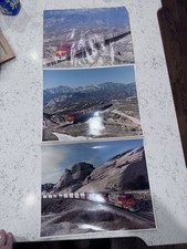 Lot Of 3 Vtg BNSF Santa Fe Railroad Print 16x20 Prints