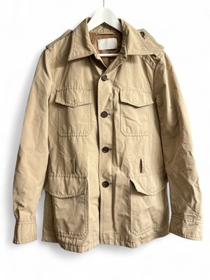 Men's Prada Tan Nylon Field Jacket Coat Trench Size 50 | eBay