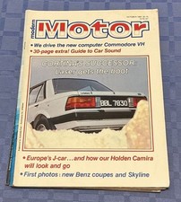 Modern Motor Mag Oct 1981. VH Commodore Sigma Scorpion Laser Suzuki Sierra