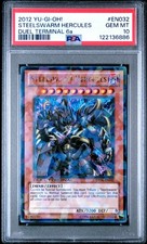 2012 YU-GI-OH! DUEL TERMINAL 6A #EN032 STEELSWARM HERCULES PSA 10