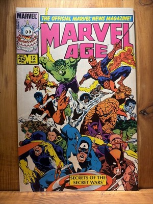 Marvel Comics - Marvel Age # 12 (1984) Fresh Collectors Pack Rip CLEAN Spiderman