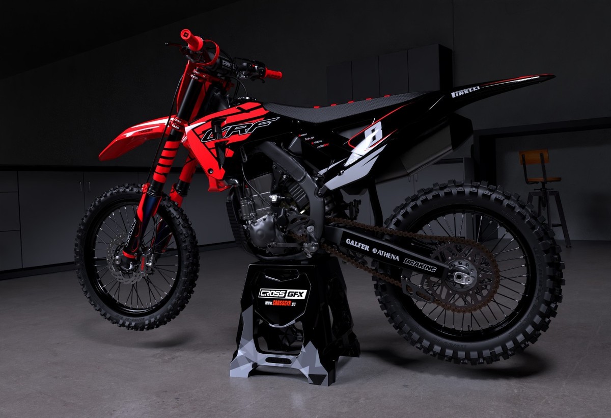 2002 2003 2004 2005 2006 2007 CR 125 CR 250 Graphics kit for HONDA