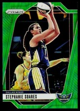 2024 Panini Prizm WNBA #47 Stephanie Soares Green Prizms