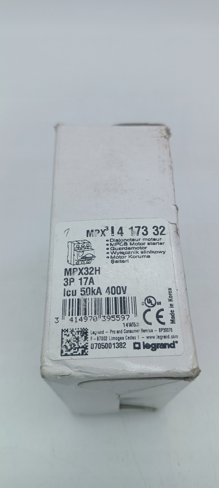 Legrand MPX3 32H 417332 HED486 Motor Circuit Breaker