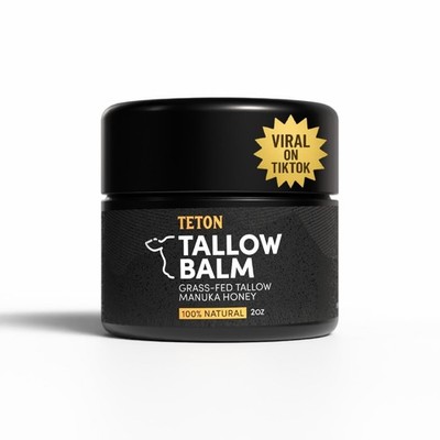 Grass Fed Beef Tallow Balm with Manuka Honey, Olive Oil & Vitamin E   All-Natura