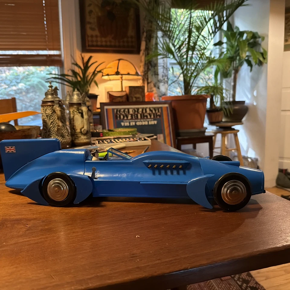 Schylling- Sir Malcolm Campbell's Bluebird 1933 World Record Speed Car 20" Foto 3 de 4