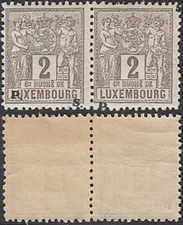 Luxembourg 1882 - MNH stamps. Pri Fix nr. 55 a + Curiosity (55c+d).(EB) MV-14761