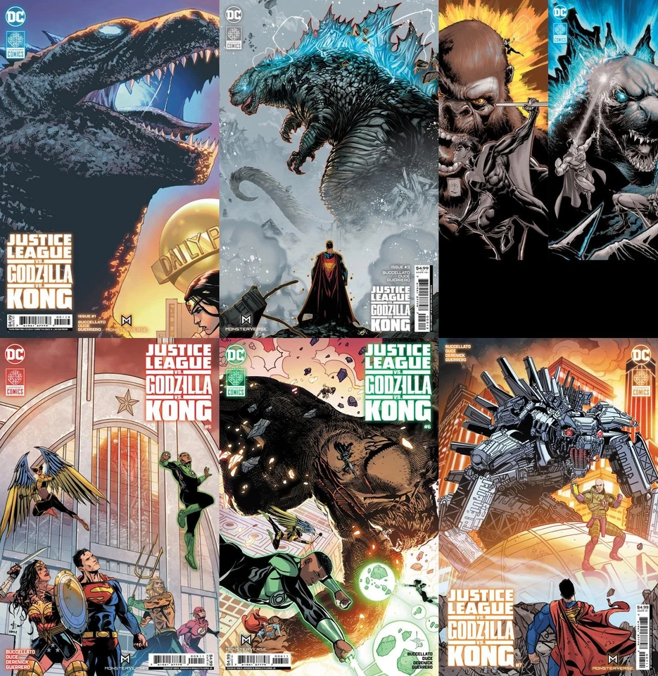 Justice League vs Godzilla vs Kong (Issues #1 to #7 inc Variants, 2023-2024)