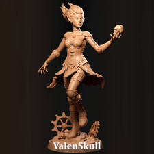 Dungeons & Dragons Playable Character - Female Elf Valen - Sorcerer, Wizard
