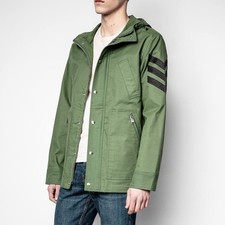 NWT 498 Zadig  Voltaire Bolt Khaki Military Hooded Jumper Field Jacket M