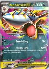 Mega Sharpedo ex Double Rare ME02: Phantasmal Flames 061/094 NM