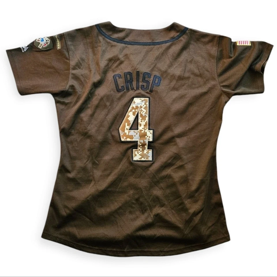 Oakland A's MLB 棒球 Majestic 男孩球衣 Coco Crisp 青年尺寸 L — 第 2/4 张图片