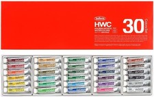 HOLBEIN Transparent Watercolors 30 Colors Set 5ml HWC W407 Japan NEW