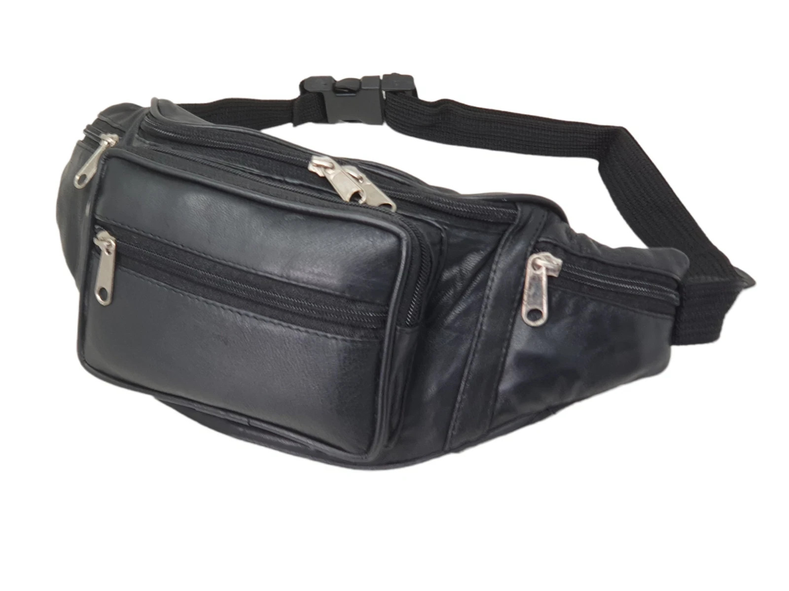 Genuine Leather Travel Waist Bag Bum Bag Hip Pouch Belly Pac