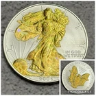 2005 American Silver Eagle Gold Reflective Holographic Effect 1oz Coin