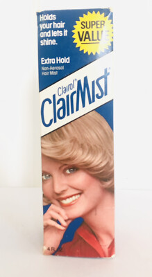 New Vintage Clairol ClairMist Extra Hold NON-Aerosol Pump HAIR SPRAY 4oz