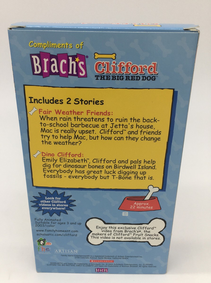 Clifford The Big Red Dog Friends Helping Friends Animated Brach's