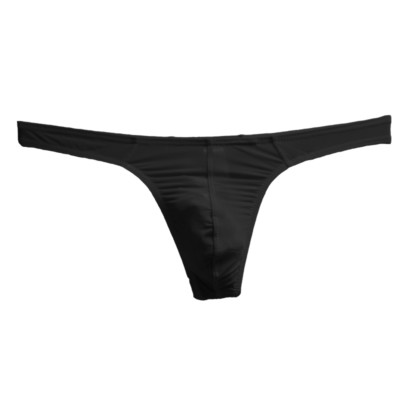 Herren Tangas Bulge Pouch T-Back Low Waist G-String Slip Solide Dünn Unterwäsche