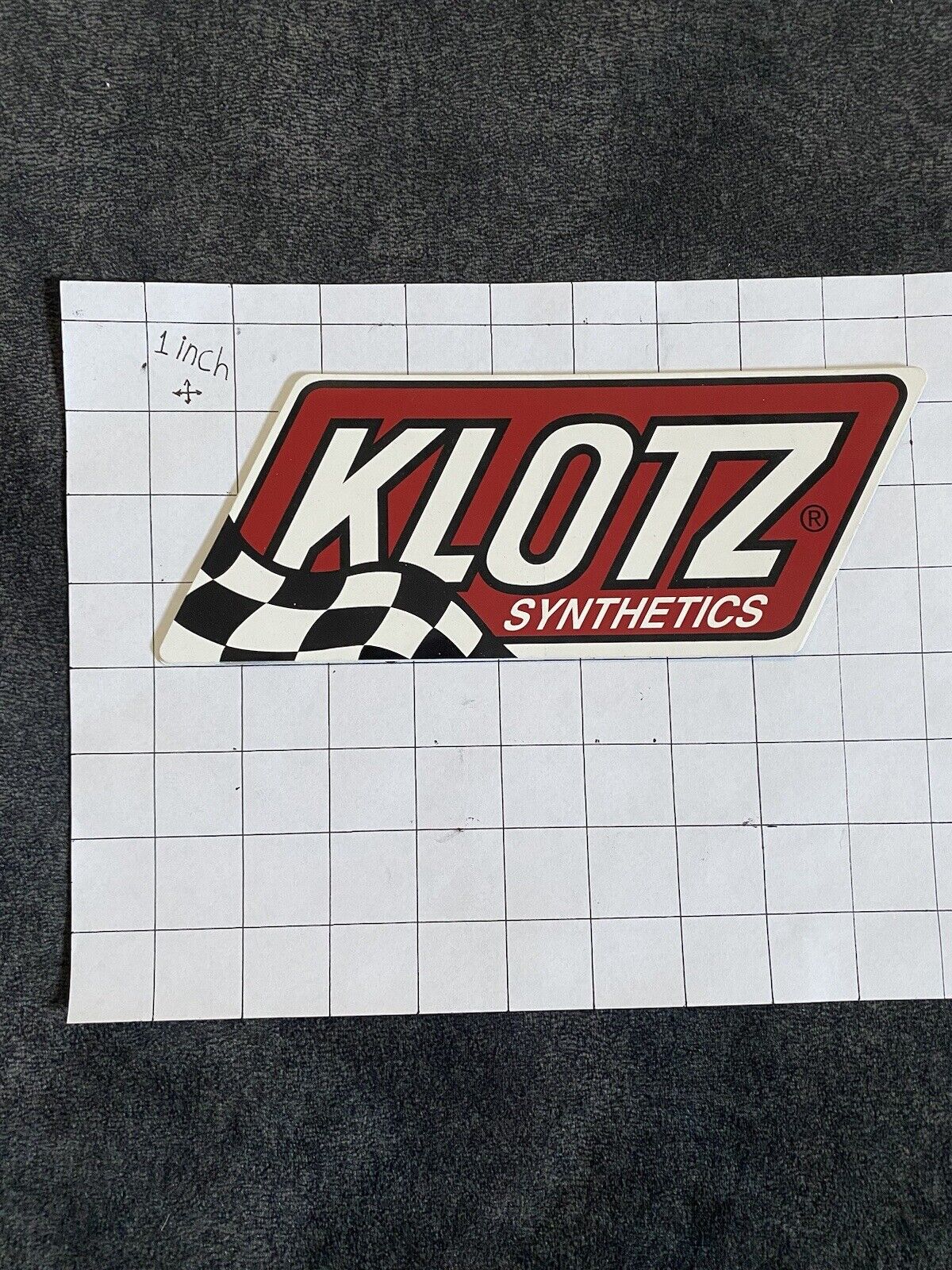 Klotz oil sticker decal offroad toolbox hotrod drag race summit