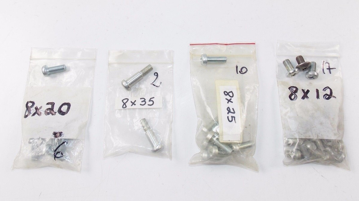 P&Mページ 35 ASSORTED 8mm PAN HEAD PHILLIP SCREW VINTAGE HONDA YAMAHA SUZUK