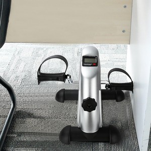 Zuhause Mini Bike Fitnessgerat Beintrainer Ausdauertraining Silber