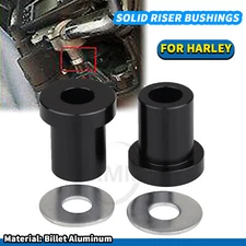 Solid Handlebar Riser Bushings For Harley Touring Road King Ultra Limited FLHTK