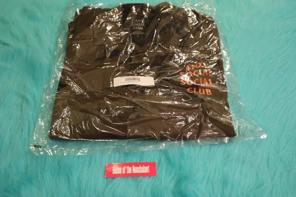 Chaqueta de entrenador camuflada Anti Social Club 2017 grande Foto 4 de 4
